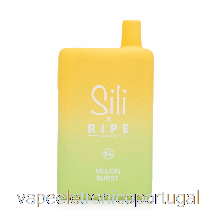 Vape Eletrônico Sili Maduro 6000 Descartável Melão Explosão